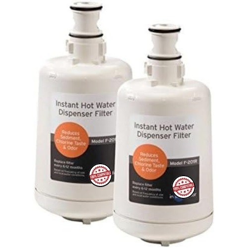 F-201R Under Sink Water Filter – Compatible with InSinkErator – 2 Pack