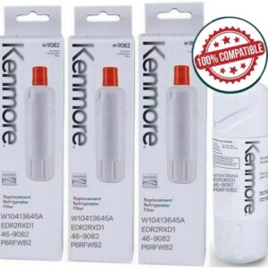 Replacement For Kenmore Refrigerator Water Filter Compatible 9082 Type Series – High-Quality Replacement Pack of 3