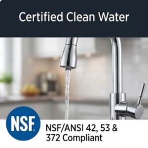 Replacement For Insinkerator F-1000 Under Sink Water Filter – 6-Month Replacement Cartridge