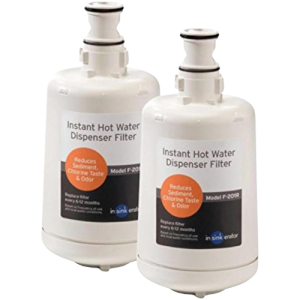 F-201R InSinkErator Replacement Water Filter – 2-Pack, 6-Month Life