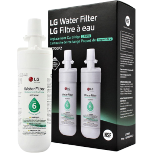 LT700P2 Refrigerator Water Filter – 6-Month / 200 Gallon Replacement (2 Pack)