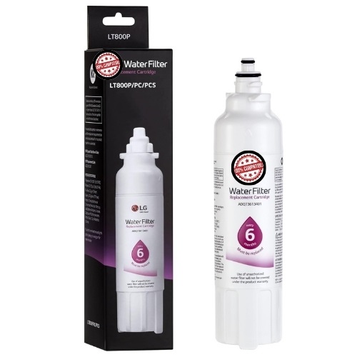 Replacement For LG Water Filter for LT800P Type – 6-Month / 200 Gallon Capacity, Activated Carbon Filtration, Easy Install (1 Pack)