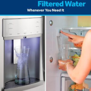 Replacement For GE RPWF Style Refrigerator Water Filter Replacement, Certified to Reduce Lead, Microplastics, PFOA/PFOS & 50+ Impurities, Fits Select French Door Refrigerators, Pack of 1