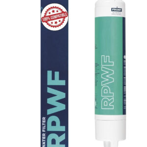 Replacement For GE RPWF Style Refrigerator Water Filter Replacement, Certified to Reduce Lead, Microplastics, PFOA/PFOS & 50+ Impurities, Fits Select French Door Refrigerators, Pack of 1
