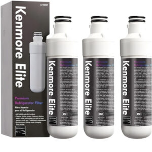 Kenmore 9980 Genuine Refrigerator Water Filter – 46-9980, 9980 Filter - Pack of 3
