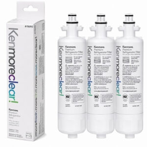 Kenmore 9690 Genuine Refrigerator Water Filter – 46-9690, 469690, LT700P, White - Pack of 2