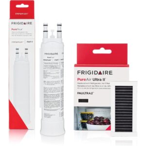 Frigidaire PWF-1 Genuine Water Filter & PAULTRA2 Air Filter Combo Kit – FPPWFU01, PurePour & PureAir Ultra II.