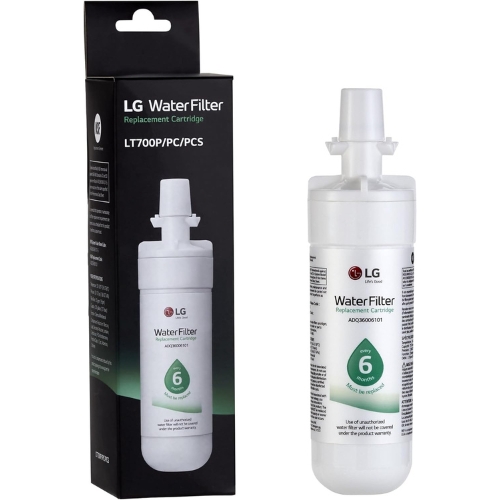 LG LT700P Genuine Refrigerator Water Filter – ADQ36006101, ADQ36006113, ADQ75795103, AGF80300702 - Pack of 1