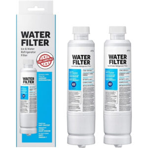 Replacement For Samsung HAF-CIN/EXP Refrigerator Water Filter – Compatible with DA29-00020B & DA97-08006A-1 – Carbon Block Filtration, 99% Contaminant Reduction – Fresh Drinking Water – 6-Month Life (2 Pack)