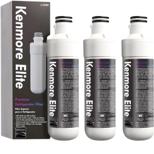Refrigerator Water Filter 9980 Compatible – 3 Pack, 6-Month Fresh Water
