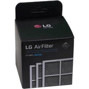 LG LT120F3-3 Genuine Refrigerator Air Filter – ADQ73334008, 6-Month Air Filter - Pack of 3