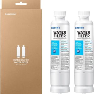 Samsung HAF-CIN-2P/EXP Genuine Refrigerator Water Filter – Reduces Harmful Contaminants, 6-Month Filter Life, Easy Installation - Pack of 2