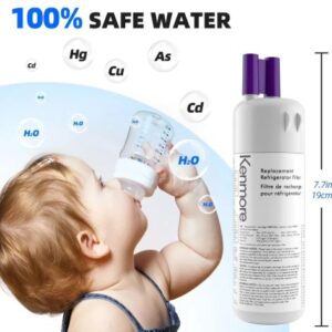 Replacement Filter Compatible with 9081, 469081, 9930 Refrigerator Models, 3 Pack