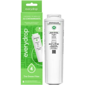 Everydrop by Whirlpool Filter 4 Genuine Refrigerator Water Filter – EDR4RXD1, Ice & Water Filter, Green.