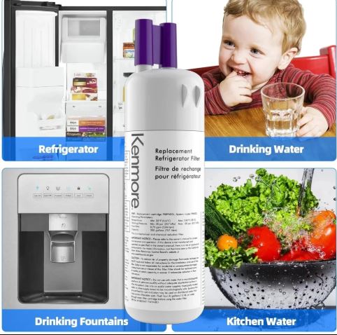 Replacement Filter Compatible with 9081, 469081, 9930 Refrigerator Models, 3 Pack - Image 3