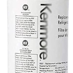 Kenmore 9081 Genuine Water Filter For– 46-9081, 469081, 9930, 469930, Refrigerator Water Filter